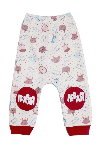 Состав:
Интерлок
Хлопок 100%
	Штанишки детские на манжетах снизу.