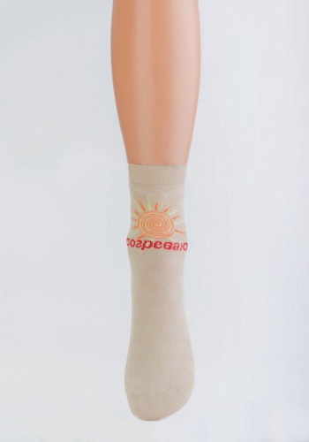 Состав: 

Хлопок 65%, 
Полиамид 33%, 
Эластан 2%

	Летние женские носки из коллекции VNOSKAX.RU. В упаковке три рисунка.
