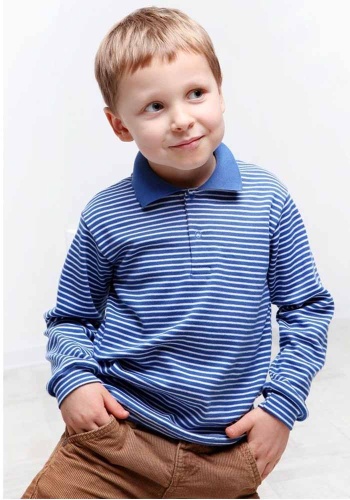 Состав:
Интерлок
	Детская рубашка поло.