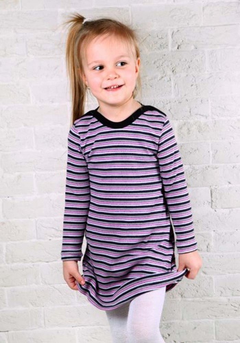 Состав:
Кашкорсе
Хлопок 100%
	Платье для девочки с длинными рукавами. Прекрасный выбор для прохладной погоды.