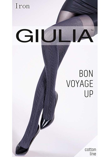 Состав:
Полиамид 55%, 
Хлопок 41% , 
Эластан 4% 
	Теплые фантазийные колготки, с комфортными плоскими швами, ластовицей и широким поясом, снизу имитация хлопковых ботфорт с узором 