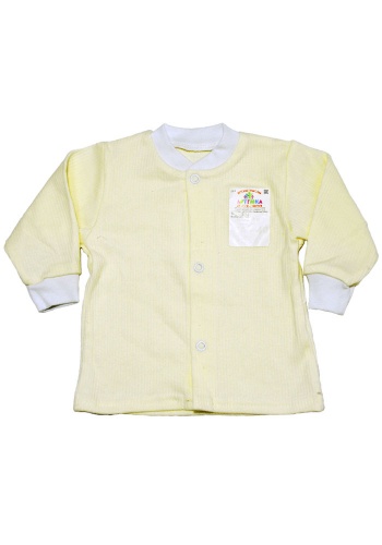 Состав:
Интерлок
Хлопок 100%
	Кофта для малышей с длинным рукавом на кнопках. 