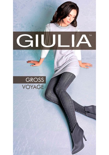 Состав:
Хлопок 62%
Полиамид 36%
Эластан 2%
	Хлопковые фантазийные колготки с оплетенным эластаном, плотностью 200 ден, с широким комфортным поясом, ластовицей и плоским швом. По всей длине модели размещен рельефный узор в виде вертикальных цепочек