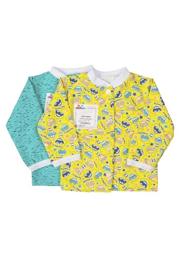 Состав:
Кулирка
Хлопок 100%
	Детская кофта на пуговках с длинным рукавом. 