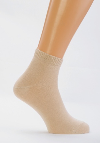 Состав: 
Хлопок 74%, 
Полиамид 24%, 
Эластан 2%
	Мужские летние носки гладкого плетения с укороченным бортом. 