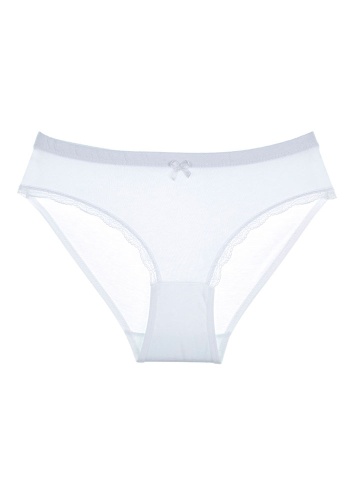 Состав:
Хлопок 95%
Эластан 5%
	Детские трусы для девочки из однотонного полотна. Пояс выполнен из широкой резинки, украшен бантиком. Пройма декорированы кружевом. 