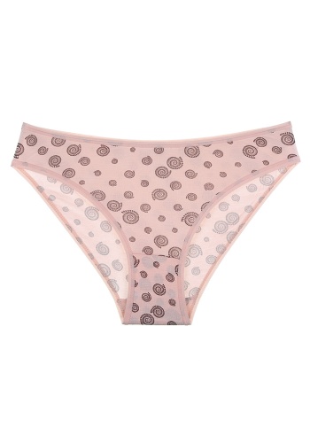 Состав:
Хлопок 95%
Эластан 5%
     Женские трусы-слипы из принтованного полотна.