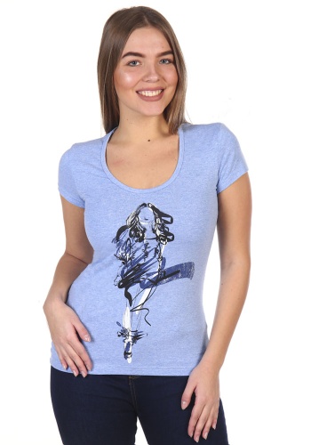 Состав:
Кулирка 95%,
Лайкра 5%
	Футболка женская, свободная.