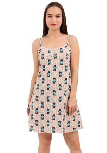 Состав:
Хлопок 100%.
	Женская ночная сорочка. 

Обратите внимание: расцветка товара на сайте может отличаться от фактической расцветки. Оптовый склад оставляет за собой право поставить товар любого цвета, который имеется на данный момент.	