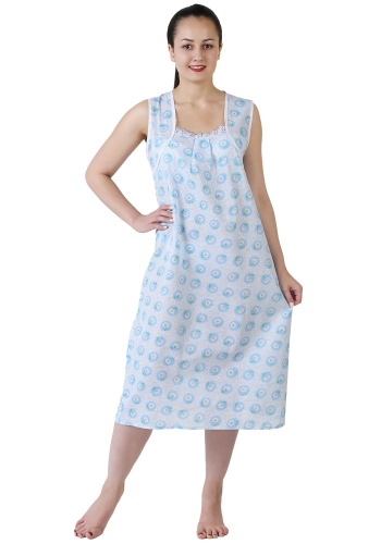 Состав:
Ситец
Хлопок 100%
	Сорочка женская ночная 