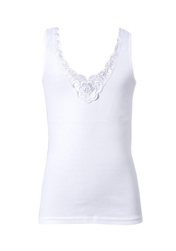 Состав:
Хлопок 100%
	Детская майка для девочек. 