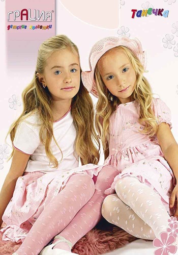 Состав: 
Полиамид 84%, 
Эластан 16% 
	Детские колготки с мелким рисунком 