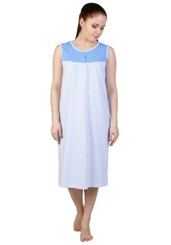 Состав:

Кулирное полотно 
Хлопок 100%

	Сорочка женская ночная 