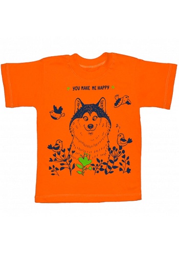 Состав:
Кулирка
	Детская футболка с аппликацией.