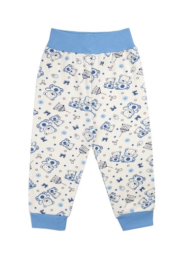 Состав:
Интерлок
Хлопок 100%
	Штанишки на широкой резинке. На ножках манжетики.