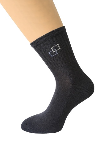 Состав:
Хлопок 78% 
Полиамид 17%
Эластан 5%
	Носки спортивные на мальчиков с плюшевым следом и широкой резиной.