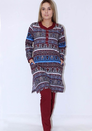 Состав:
Хлопок 100%
	Комплект женский.