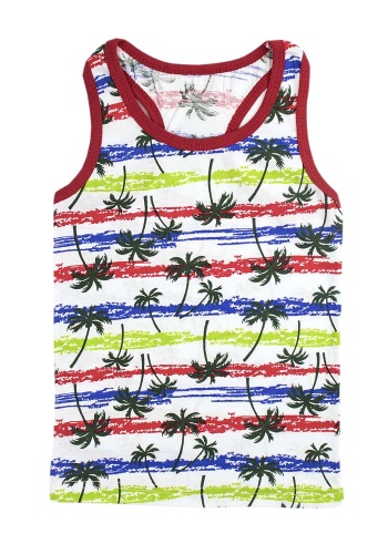 Состав:
Кулирка
Хлопок 100%
	Майка для мальчиков.