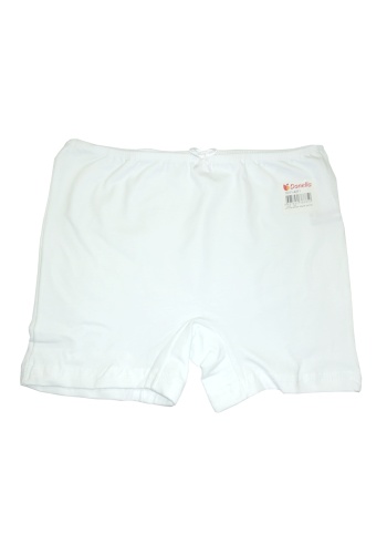 Состав:
Хлопок 95%
Эластан 5%
	Детские однотонные трусы- шорты для девочки, украшен бантиком. 