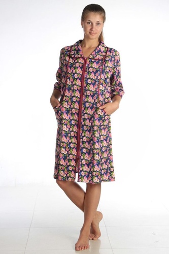 Состав:
Фланель
Хлопок 100%
	Халат женский 