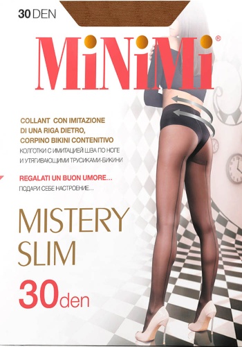Состав:
Полиамид 86%
Эластан 14%
    Прозрачные фантазийные колготки плотностью 30 ден, формованные, с утягивающими трусиками-бикини, плоским швом, гигиеничной ластовицей и широким комфортным поясом. Задняя часть модели украшена элегантной стрелкой
