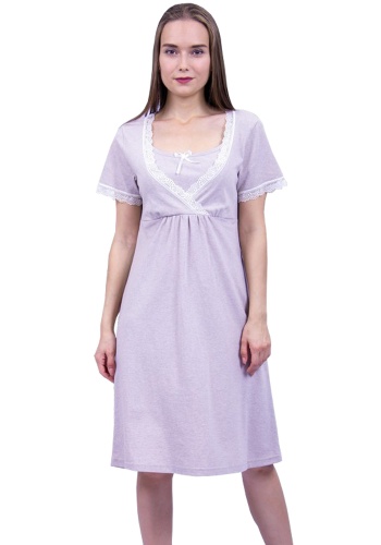 Состав: 
Хлопок 100% 
	Женская ночная сорочка для будущих мам. 
Обратите внимание: расцветка товара на сайте может отличаться от фактической расцветки. Оптовый склад оставляет за собой право поставить товар любого цвета, который имеется на данный