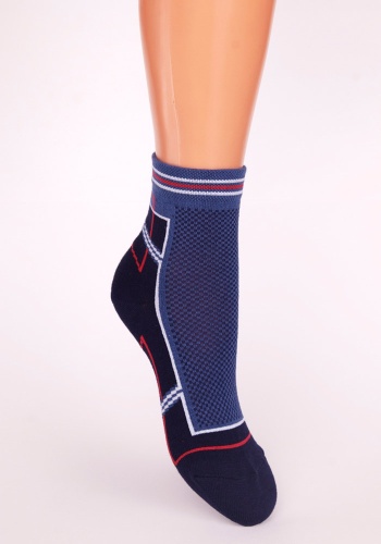 Состав: 
Хлопок 68%, 
Полиамид 30%, 
Эластан 2%
	Двойной борт, переплетение 