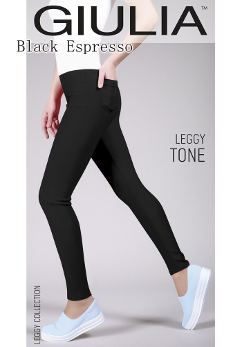 Состав:
Полиэстер 77%
Вискоза 20%
Эластан 3%
	Летние леггинсы облегающего кроя, сзади два кармана, комфортный пояс.
