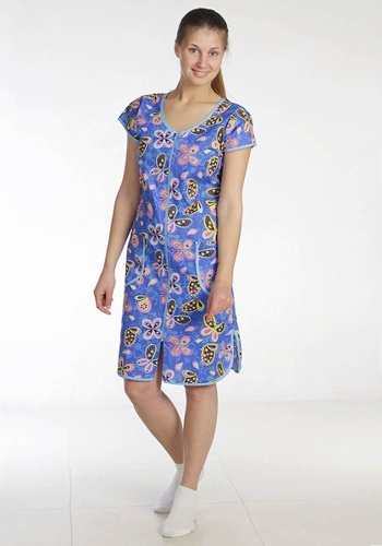 Состав:
Бязь 
Хлопок 100%
	Халат женский 