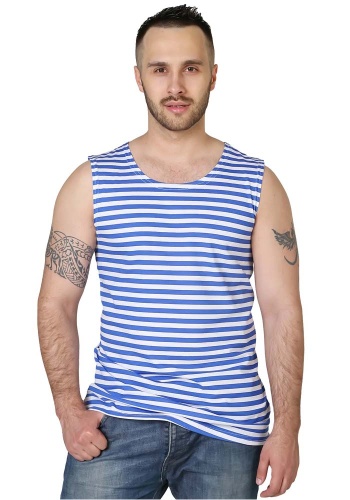 Состав:
Кулирка
Хлопок 100%
	Майка мужская прилегающего силуэта на широких бретелях. Низ изделия обработан швом в подгибку.

Обратите внимание: расцветка товара на сайте может отличаться от фактической расцветки. Оптовый склад оставляет за собо