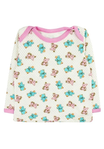 Состав:
Интерлок
Хлопок 100;
	Детский кофта из набивного полотна с длинным рукавом.  