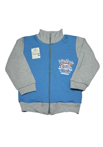 Состав:
Интерлок
	Детская толстовка на молнии с печатью. 