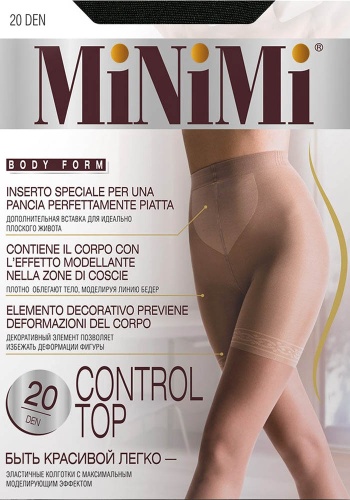 Состав: 
Полиамид 78%
Эластан 22%
      Тонкие эластичные колготки  20 den с сильно моделирующими шортами 140DEN, утягивающими живот и бедра. Обладают более серьезной степенью утяжки, благодаря корректирующей зоне повышенной плотности в верхней час