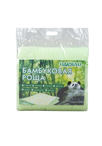 Ткань: 
Полиэстер 100%
Наполнитель: 
Силиконизированное волокно, плотностью 200 г/м2. 
	Одеяло с наполнителем из силиконизированного волокна обладает мягкостью, но в то же время упругостью, что позволяет изделию не сминаться и сохранять форму.
Во