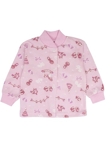 Состав:
Кулирка
Хлопок 100%
	Кофточка ясельная на кнопках, с манжетами на рукавах.