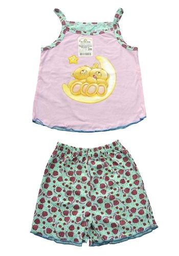 Состав:
Кулирка
Хлопок 100%
	Пижама детская для девочки 