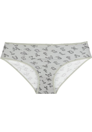 Состав:
Хлопок 95%
Эластан 5%
	Женские трусы-баталы со средней посадкой из принтованного полотна. 