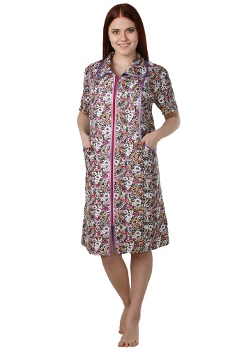 Состав:

Бязь 
Хлопок 100%

	Халат женский 