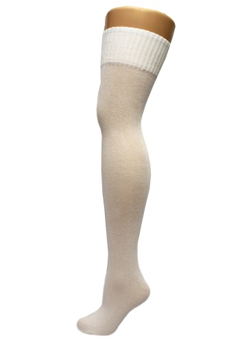 Состав:
Хлопок 60%, 
Полиамид 36%, 
Эластан 4%
	Теплые женские ботфорты из хлопка, однотонные, широкая резинка 