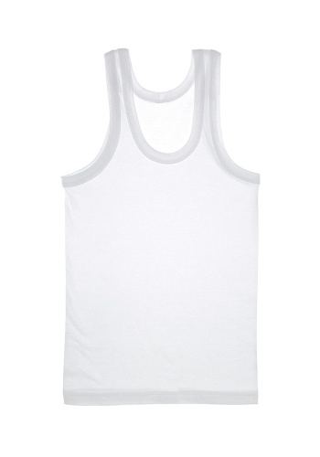 Состав:
Хлопок 100%
	Детская майка для мальчика. 