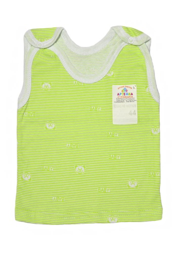 Состав:
Кулирка
Хлопок 100%
	Майка детская на кнопках.