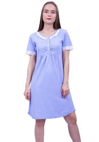 Состав: 
Поливискон
	Женская ночная сорочка.
Обратите внимание: расцветка товара на сайте может отличаться от фактической расцветки. Оптовый склад оставляет за собой право поставить товар любого цвета, который имеется на данный момент.	