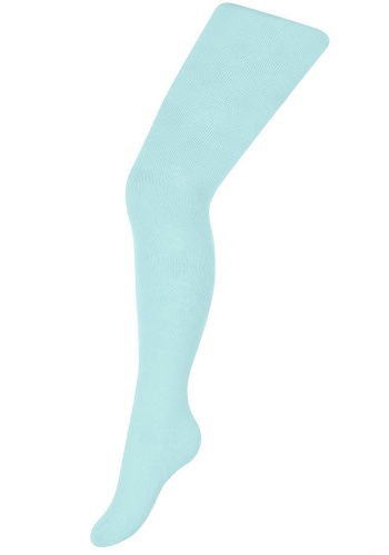 Состав:
Хлопок 76%, 
Полиамид 21%, 
Эластан 3%
	Однотонные колготки светло-голубого цвета без рисунка, внутри махра, отличного качества, сохраняют форму и внешний вид.
