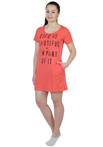 Состав:
Кулирное полотно
Хлопок 100%
	Туника женская 