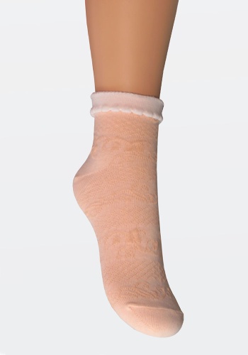 Состав: 
Хлопок 80%, 
Полиамид 18%, 
Эластан 2%
	Однотонные летние носочки для девочек.