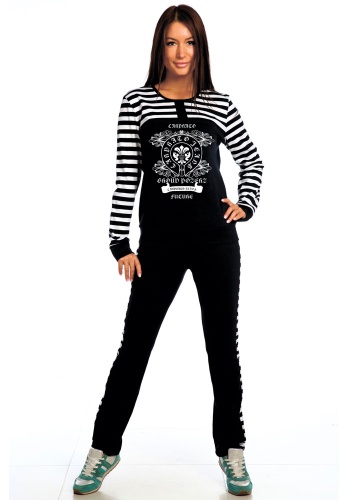 Состав:
Хлопок 100%
	Женский комплект, толстовка и брюки.
Обратите внимание: расцветка товара на сайте может отличаться от фактической расцветки. Оптовый склад оставляет за собой право поставить товар любого цвета, который имеется на данный момен