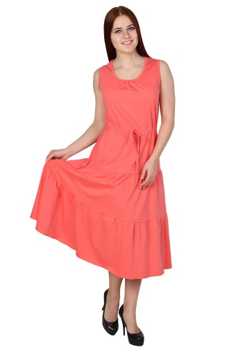 Состав:
Кулирное полотно
Хлопок 100%
	Сарафан женский 