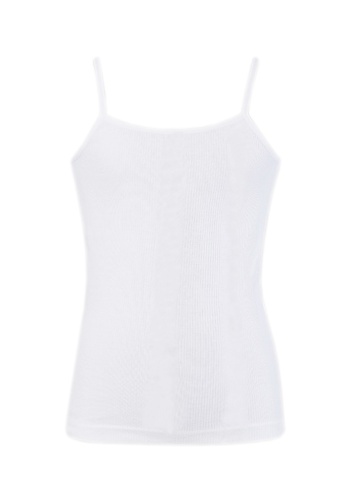 Состав:
Хлопок 95%
Эластан 5%
	Удобная майка для девочки на тонких бретелях. 