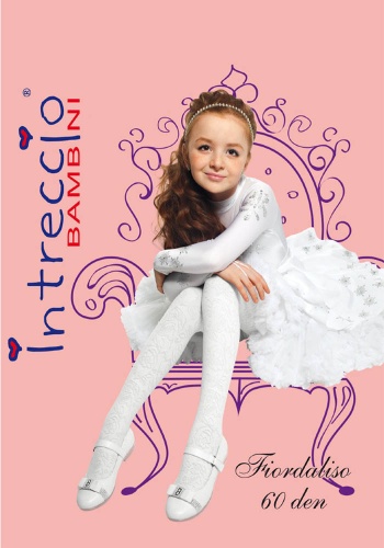 Состав: 
Полиамид 89%, 
Эластан 9%, 
Хлопок 2%
	Плотные непрозрачные колготки для девочек плотностью 60 den из микрофибры с тканым абстрактным рисунком в виде больших цветов, плоскими швами, хлопковой ластовицей и укрепленным мыском.