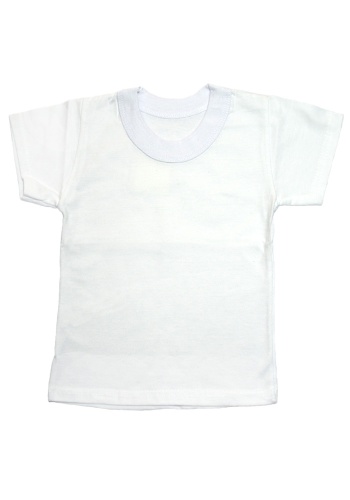 Состав:
Кулирка
Хлопок 100%
	Детская футболка белая. 